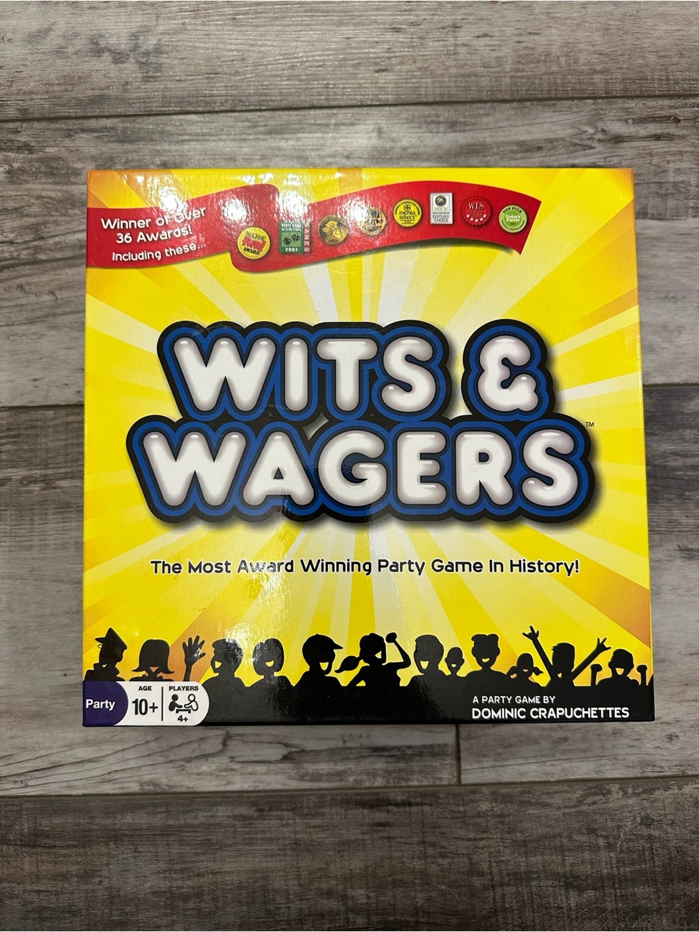 Party Game - Bright Yellow Box Family Trivia Game